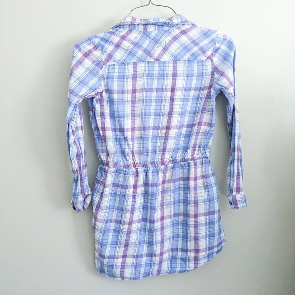 The Children's Place Girls Plaid Button Dress - Picture 2 of 4